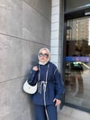 HR-1235H&R ButikPol- Yuşa Çizgi Detaylı Takım Lacivert