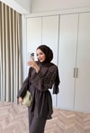 HR-1150H&R ButikPW- Eda Kolu Boncuklu Takım Kahve