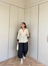 HR-1521H&R ButikPw- Fira Takım Bej Lacivert