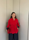 HR-1521H&R ButikPw- Fira Takım Kırmızı Lacivert