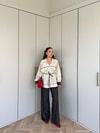 HR-1516H&R ButikPw- Gizela Çizgi Detaylı Takım