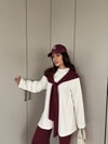 HR-0788H&R ButikPW- Nisal Atkılı Oysh Takım Bordo