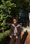 HR-3222H&R ButikPW- Nisal Atkılı Oysh Takım Kahverengi