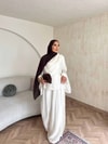 HR-0831H&R ButikQas- Kewa Pantolunlu Takım Ekru