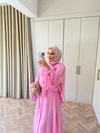 HR-1249H&R ButikQu- Seval Modal Etekli Takım Pembe