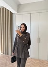 HR-3027H&R ButikQu- Weqa Kot Takım Kahve