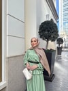 HR-3224H&R ButikRaset Etekli Takım Yeşil