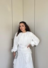 HR-1204H&R ButikRu - Eva Etekli Takım Beyaz