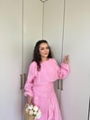 HR-1204H&R ButikRu - Eva Etekli Takım Pembe