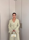 HR-2728H&R ButikRu - Rüla Şifon Takım Çağla Yeşili