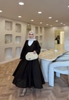 TAKM-2018H&R ButikSimge Keten Etekli Takım Kahverengi