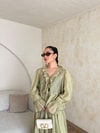 HR-0818H&R ButikSov- Dela Etekli Takım Yeşil