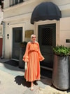 HR-1163H&R ButikTb- Arlina Etekli Takım Turuncu