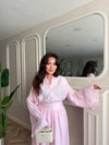 HR-1325H&R ButikTB - Elida Ön Düğmeli Etekli Takım Pembe