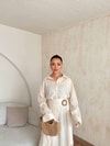 HR-0824H&R ButikTB - Etas Keten Etekli Takım Ekru