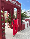 HR-3014H&R ButikTb- Ewil Fermuarlı Oysh Takım Kırmızı