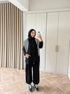 HR-3014H&R ButikTb- Ewil Fermuarlı Oysh Takım Siyah