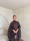HR-0814H&R ButikTB - Gazce Katkat Etekli Takım Acı Kahve