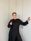 HR-2808H&R ButikTB - Lamis Pantolon Etek Takım Siyah