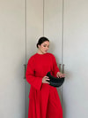 HR-2868H&R ButikTB - Lamis Pantolon Etek Takım Kırmızı