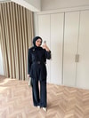 HR-0611H&R ButikTB-Nare Kemerli Takım Lacivert