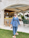 HR-3067H&R ButikTB - Nevas Kot Pantolon Takım Mavi