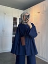 HR-1168H&R ButikTB - Rinal Keten Takım Lacivert