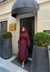 TAKM-1955H&R ButikVenqa Etekli Takım Bordo