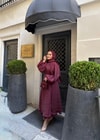 TAKM-1955H&R ButikVenqa Etekli Takım Bordo