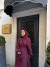 TAKM-1955H&R ButikVenqa Etekli Takım Bordo
