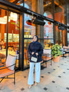 Trenc-59H&R ButikBeril Yakalı Trenç Lacivert