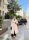 TRNÇKT-06H&R ButikEko Gabardin Trenç Bej