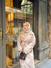 TRNÇKT-06H&R ButikEko Gabardin Trenç Camel