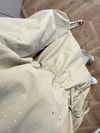 HR-2994H&R ButikFus- Sim Detaylı Gabardin Trenç Bej