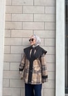 TRNCKT-010H&R ButikZan Yaka Detaylı Trenç
