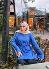 HR-3529H&R ButikDessa İspanyol Kol Tunik Açık Mavi
