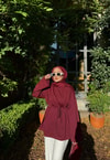 TUNK-121H&R ButikDessa İspanyol Kol Tunik Bordo