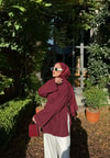 TUNK-121H&R ButikDessa İspanyol Kol Tunik Bordo