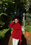 HR-3177H&R ButikDessa İspanyol Kol Tunik Kırmızı