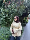 HR-3529H&R ButikDessa İspanyol Kol Tunik Vanilya