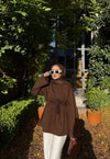 HR-3177H&R ButikDessa İspanyol Kol Tunik Kahve