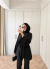HR-3267H&R Butikek- Neva 2 Yanı Detaylı Tunik Siyah