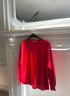 HR-1416H&R ButikKiw- Yan Detaylı Oysh Tunik Kırmızı