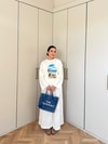 HR-2799H&R ButikMıs- Alisa Ön Desenli Tunik Deniz Desen