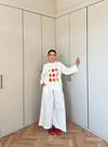 HR-2799H&R ButikMıs- Alisa Ön Desenli Tunik Meyve Desen