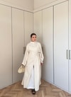 HR-2807H&R ButikMıs- Güla Keten Tunik Bej