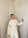 HR-2807H&R ButikMıs- Güla Keten Tunik Bej