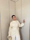 HR-2807H&R ButikMıs- Güla Keten Tunik Bej