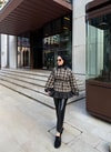 HR-3559H&R ButikQu- Aslı Tunik Kahve