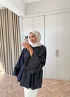 HR-3030H&R ButikQu- Qülna Kolları İspanyol Tunik Kot